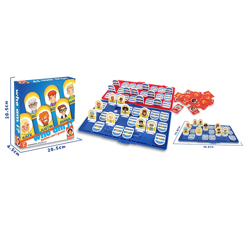 Гра "Хто Я?" арт. YT829 (144шт/2) для двох гравців, розвиток пам'яті, короб. 20,5*4,5*20,5см