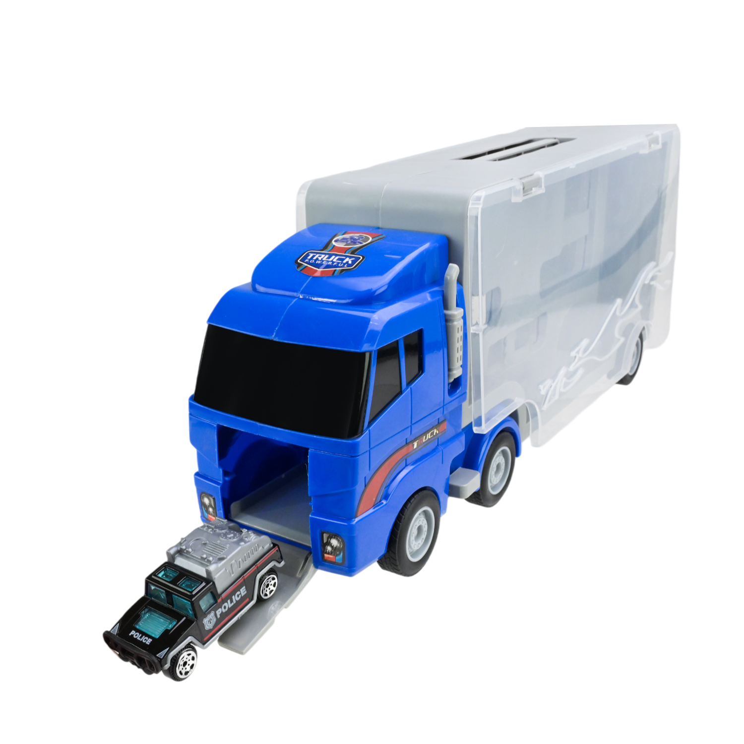 Трейлер із машинками арт. PS006-3 (36шт) короб. 34,5*14,9*9,5см