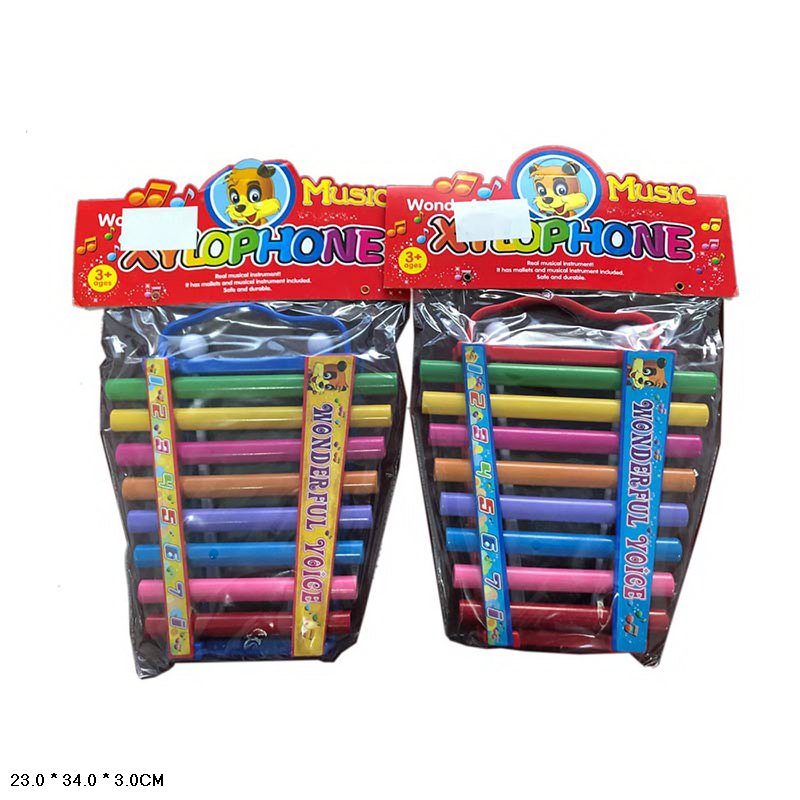 Ксилофон арт. Y9050 (96шт/2) 2 кольори мікс,планш. 23*34*3см