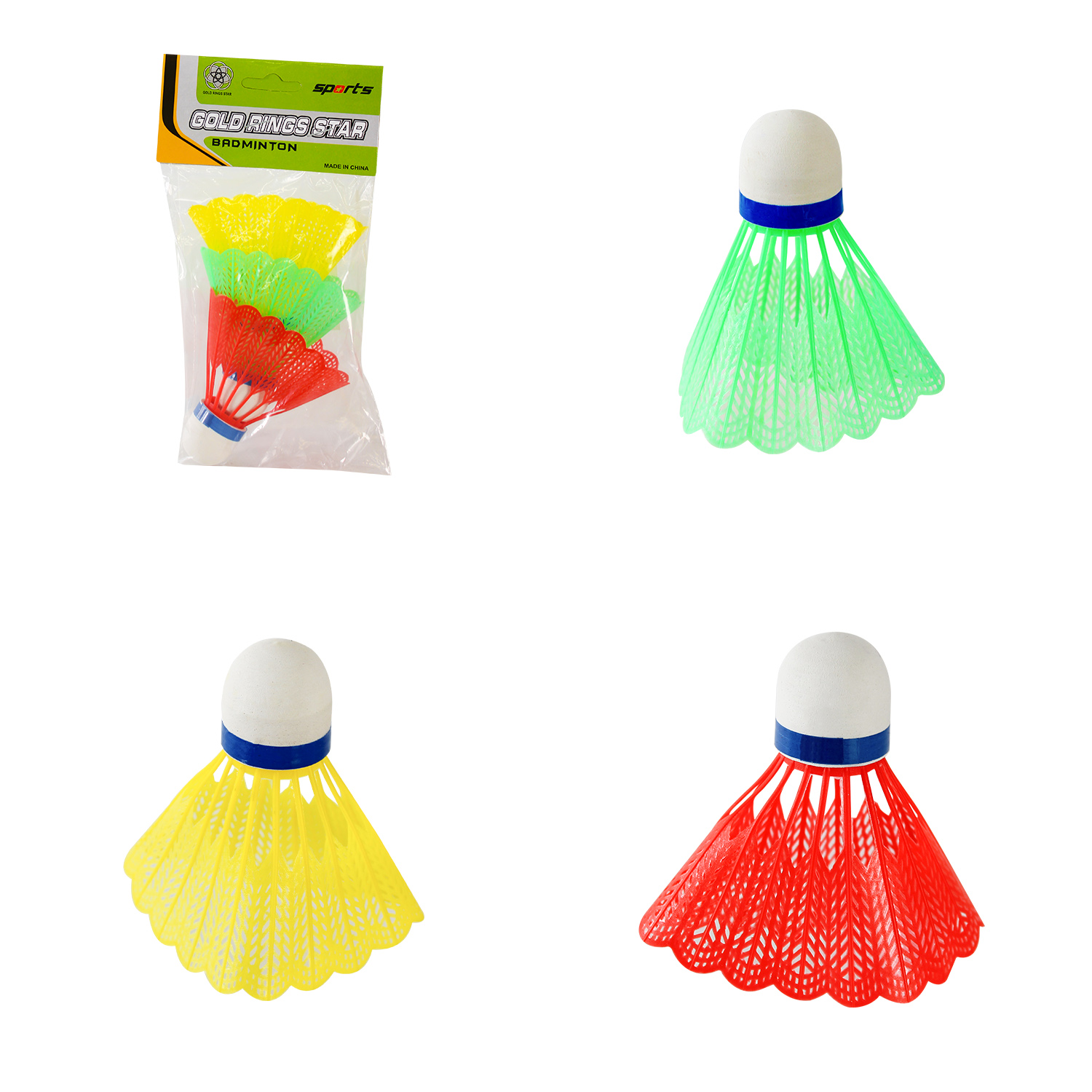 Набiр воланчикiв арт. BD24189 (500шт) пластиковi, 3 шт пакет.