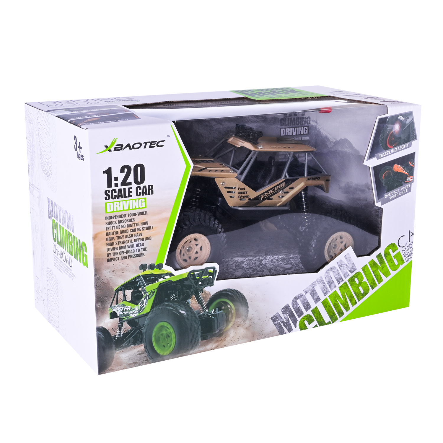 Машина р/к XB1042 (36шт/2) аккум. 3кольора,світло, короб.