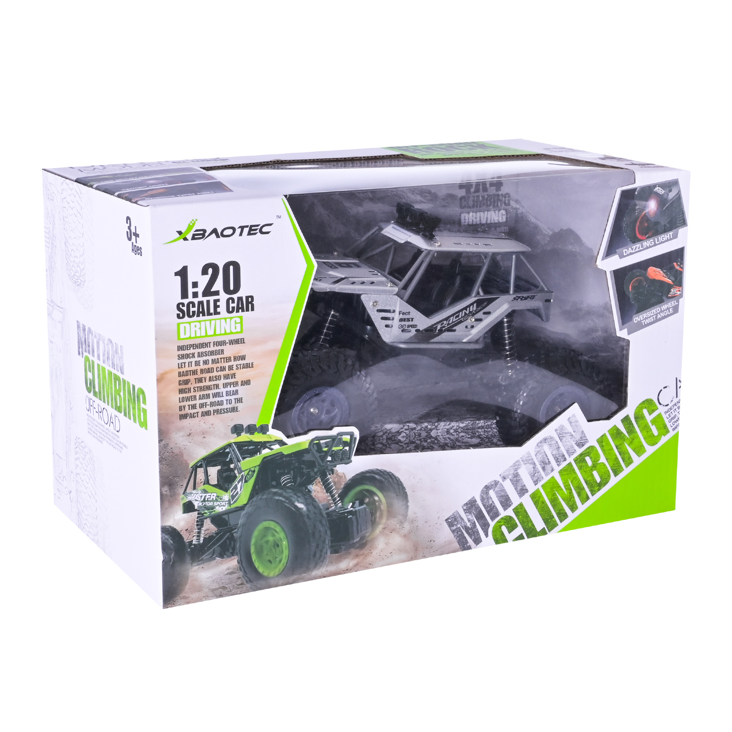 Машина р/к XB1042 (36шт/2) аккум. 3кольора,світло, короб.