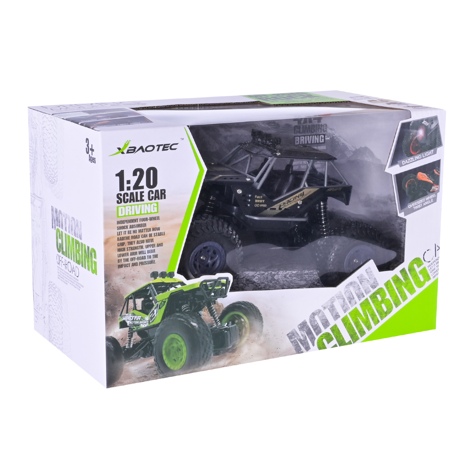 Машина р/к XB1042 (36шт/2) аккум. 3кольора,світло, короб.