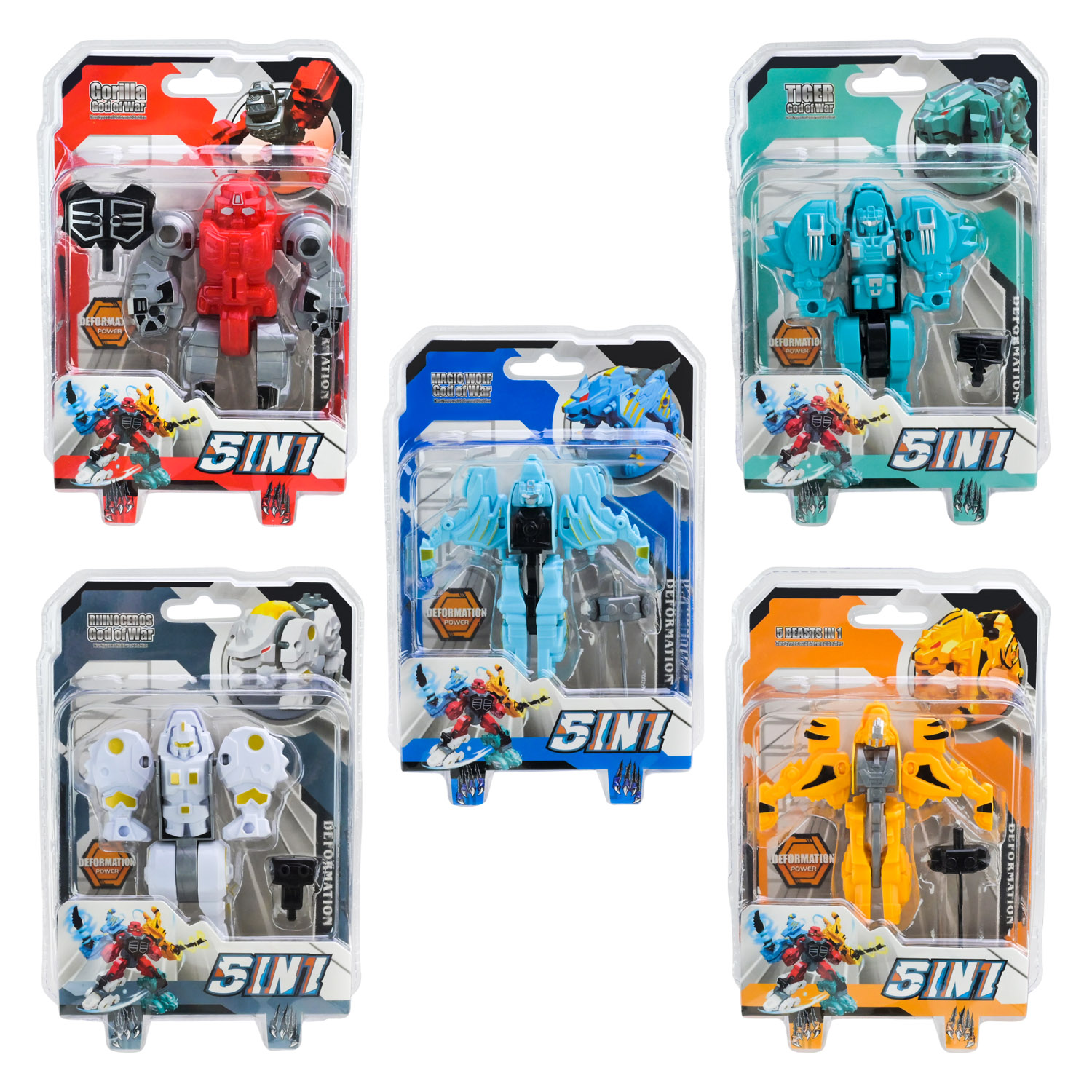 Робот арт. 323-20 (120шт/2) 5видів, короб.20,5*14,5*6см