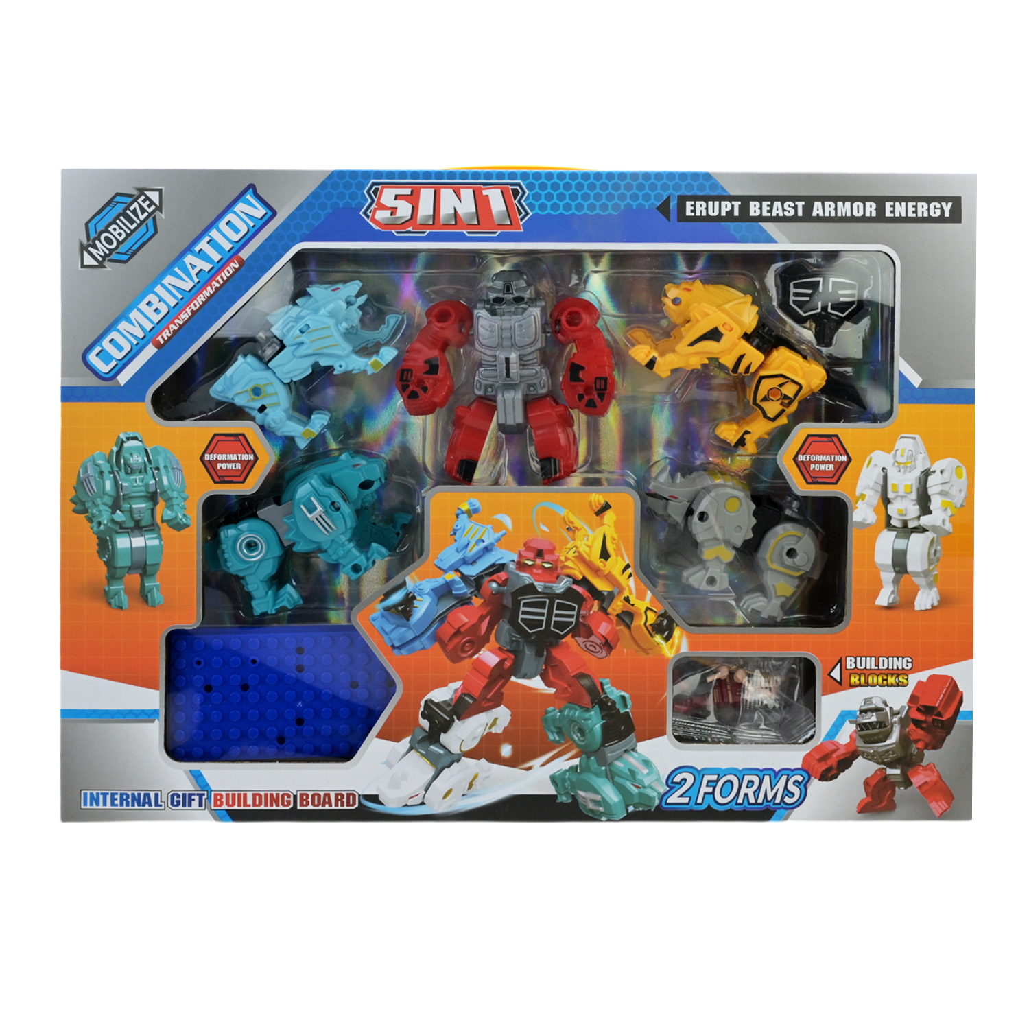 Робот арт. 323-25 (36шт/2) 5в1, короб. 39,5*36*29см