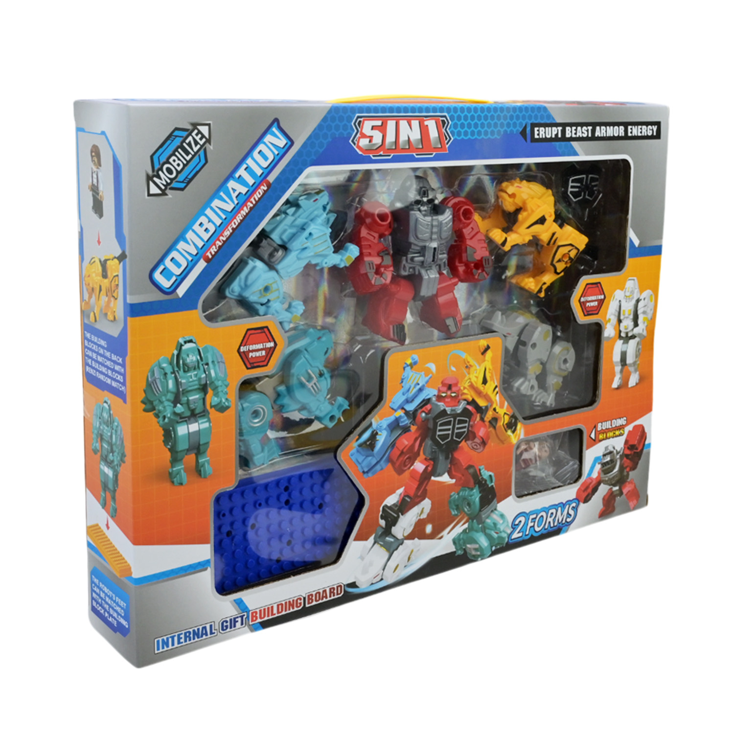 Робот арт. 323-25 (36шт/2) 5в1, короб. 39,5*36*29см