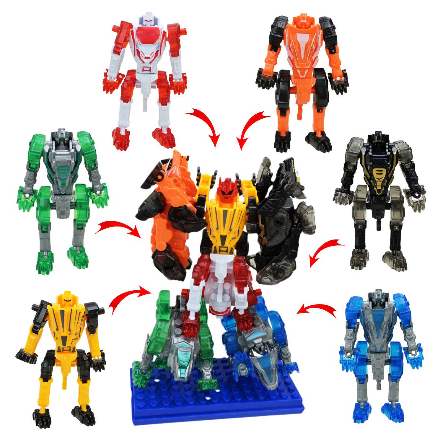 Робот арт. 323-26 (36шт/2) 6в1, короб.39,5*6*29см