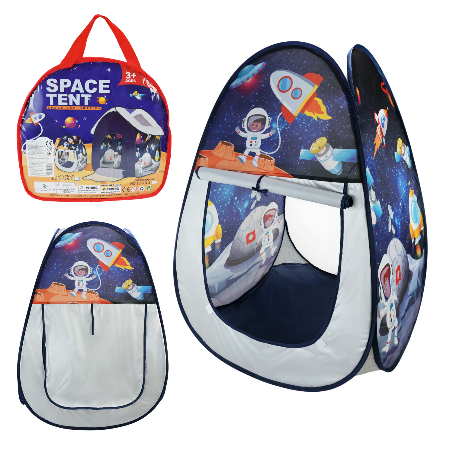 Намет для малюків арт. 2037A-3 (48шт) р-р 70*70*92 см, у сумці 35*35*5 см