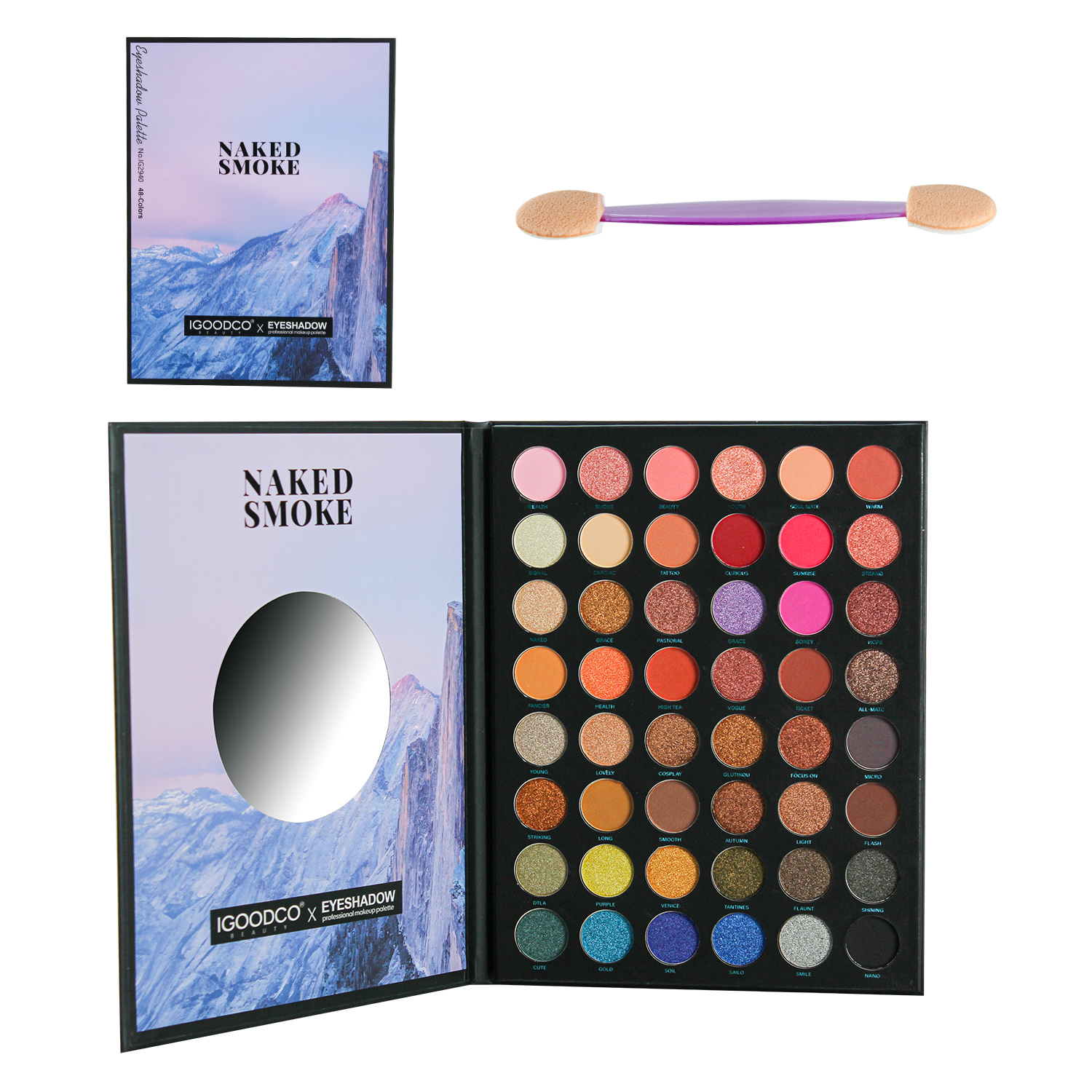 Косметика арт. IG2940 (96шт/8) палетка тіней для повік, короб. 18*23,5*1 см