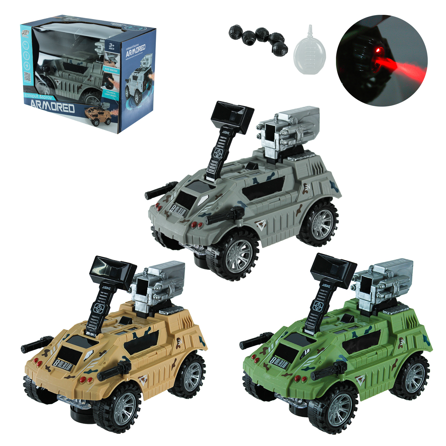 Машина арт.D168-11 (60шт/2)3кольора,батар., світ., звук, короб 21,3 * 15,6 * 12см