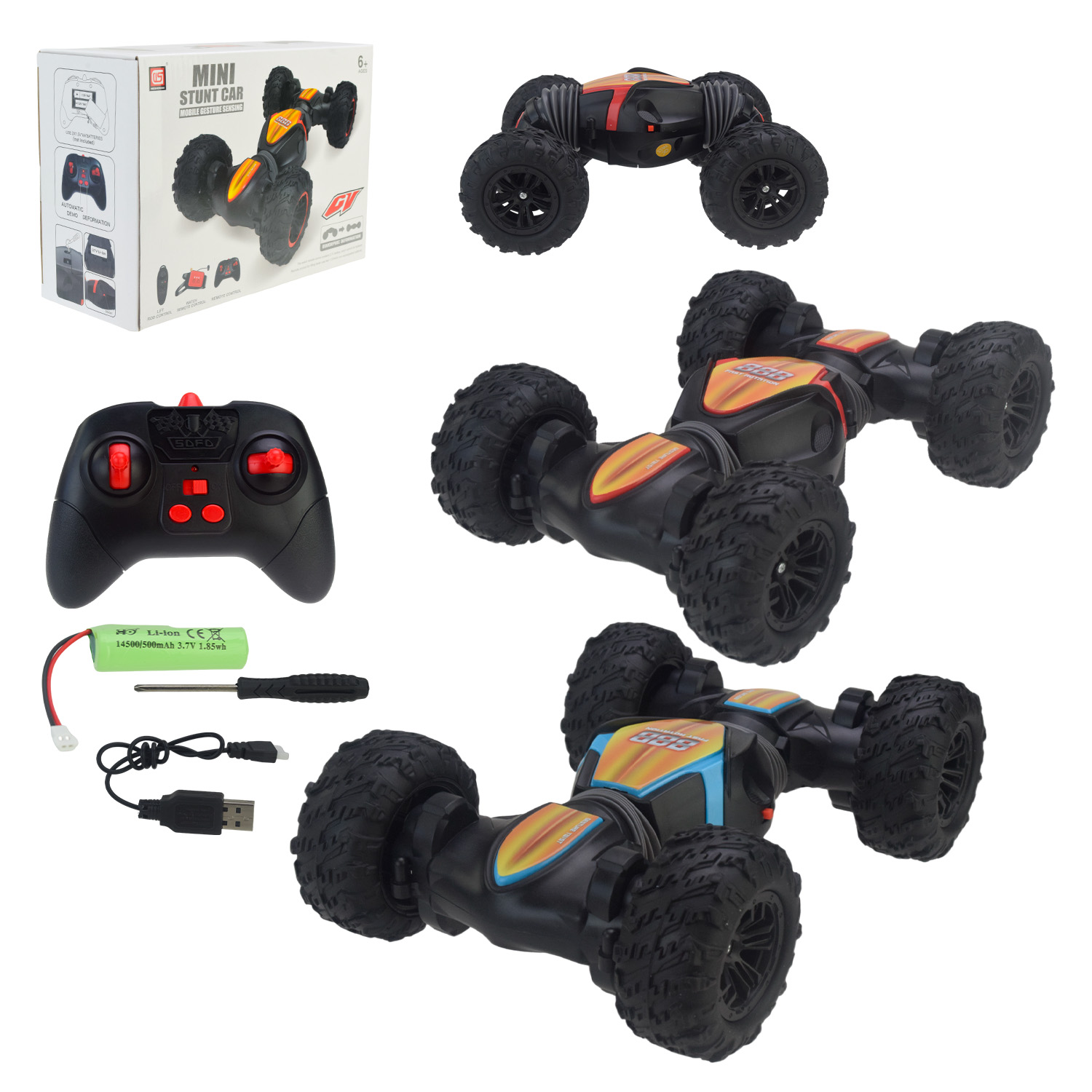 Перевертиш р/к арт. CV8818-88BB (18шт) міні, пульт, короб. 26, 5*9, 5*20, 5см