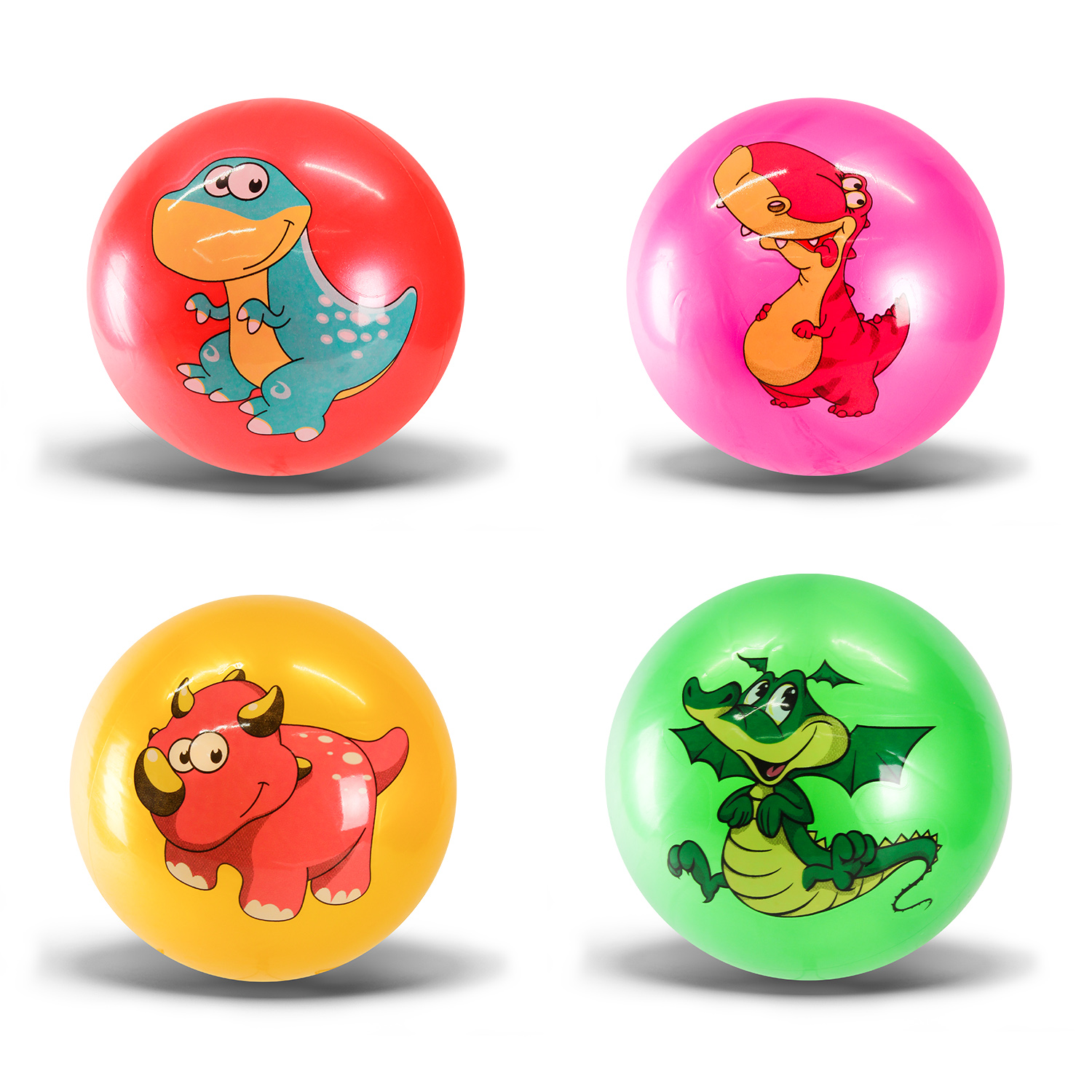 М'яч гумовий арт. RB24154 (300шт)  4 кольори, 9", вага 60 г