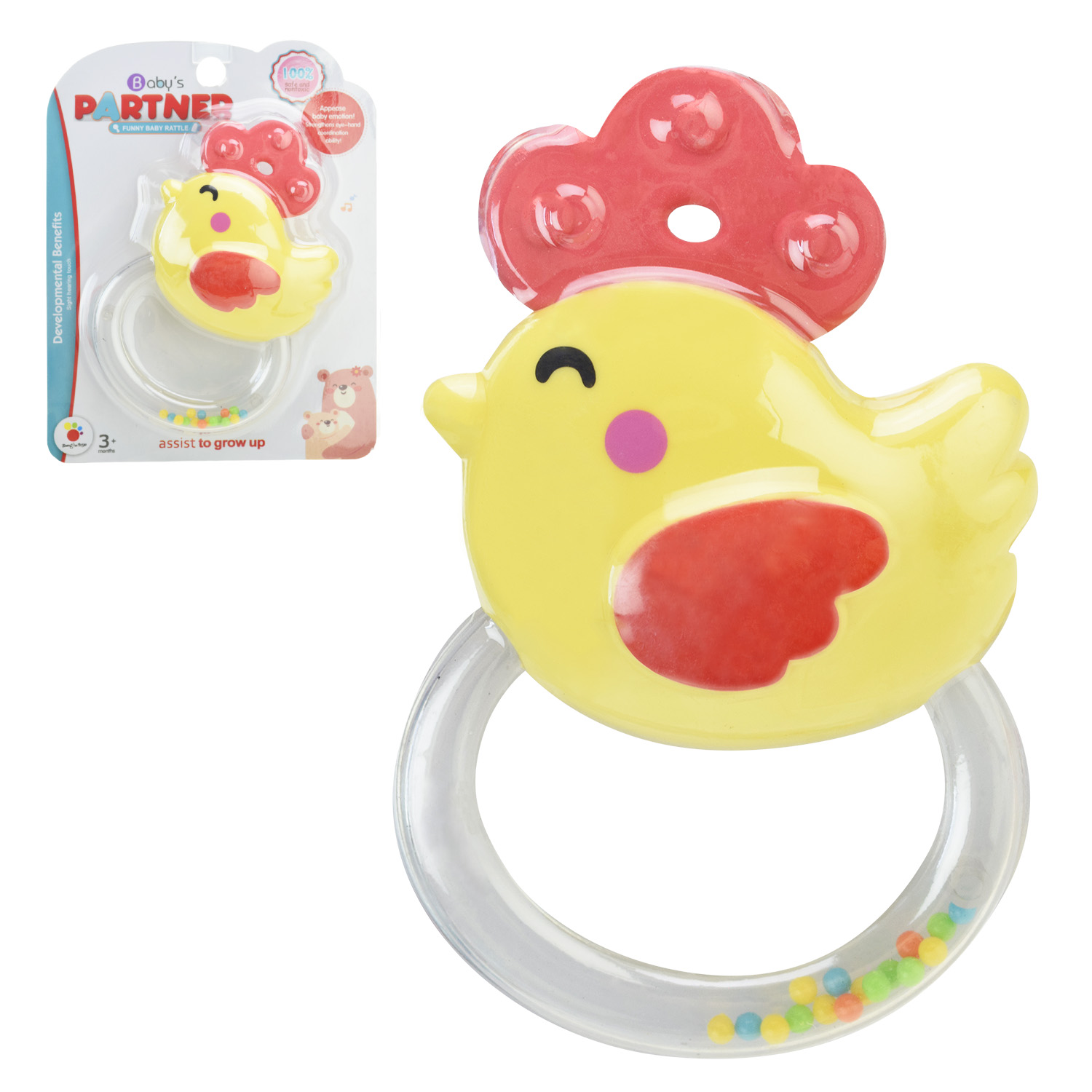 Брязкальце у ручку арт. C311-2 (288шт/2) планшет 14*17,5*2см