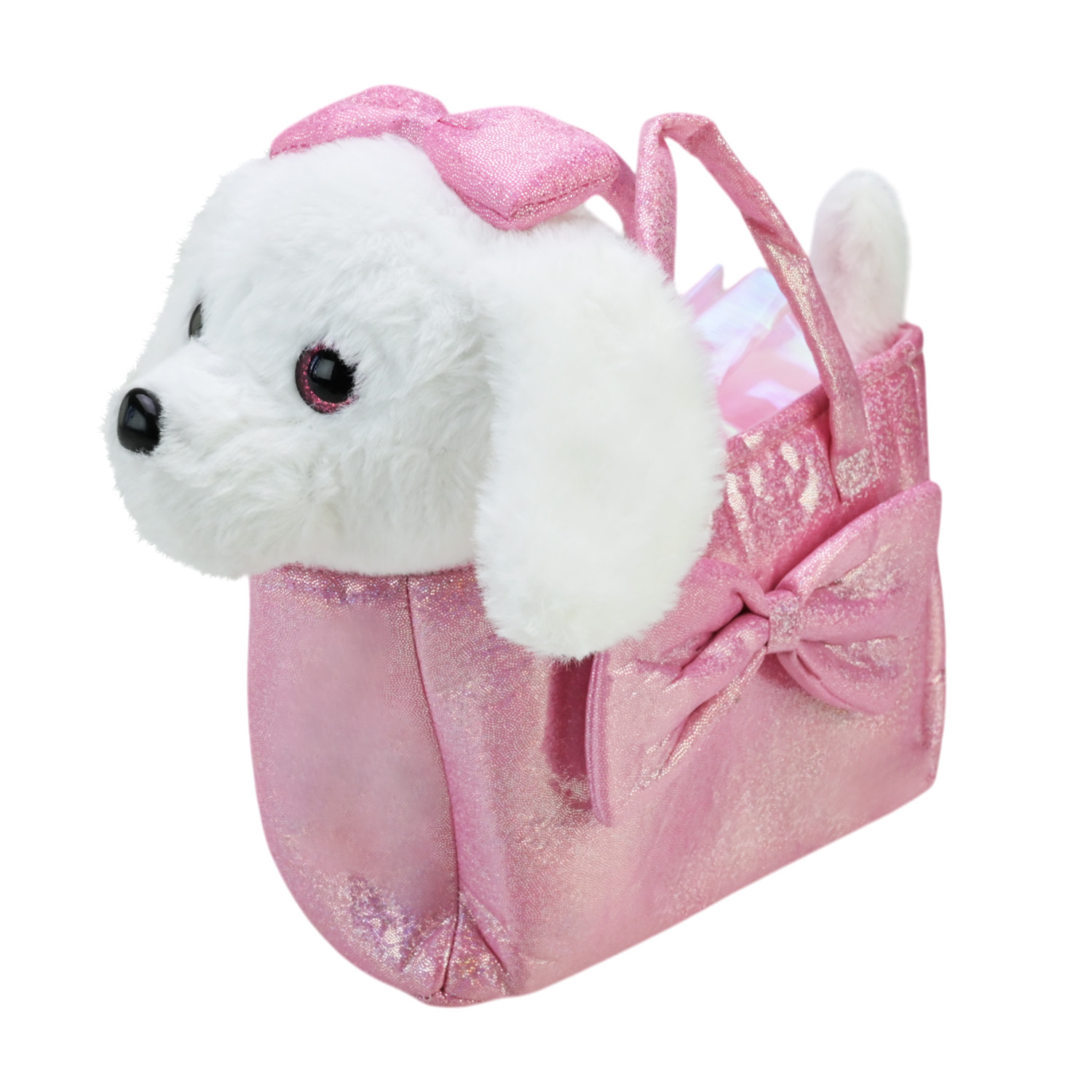 Іграшка собачка на повідку арт. C2911 (40шт) 2 види в платті 31*10*23 см англ. яз, ходить, співає в сумці 24*9*14 см