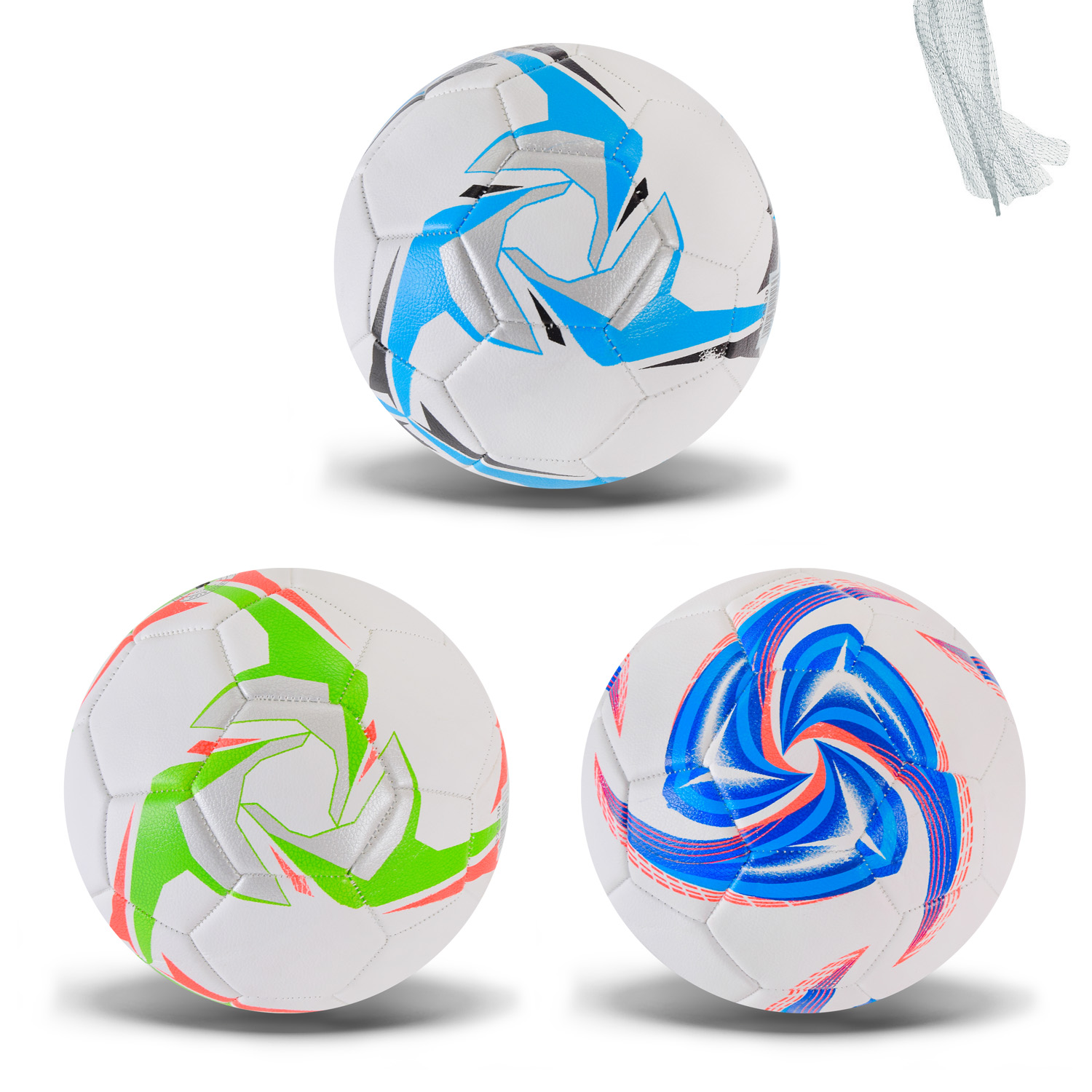 М'яч футбол арт. FB24330 (60шт) №5, PVC,330 гр,3 мiкс