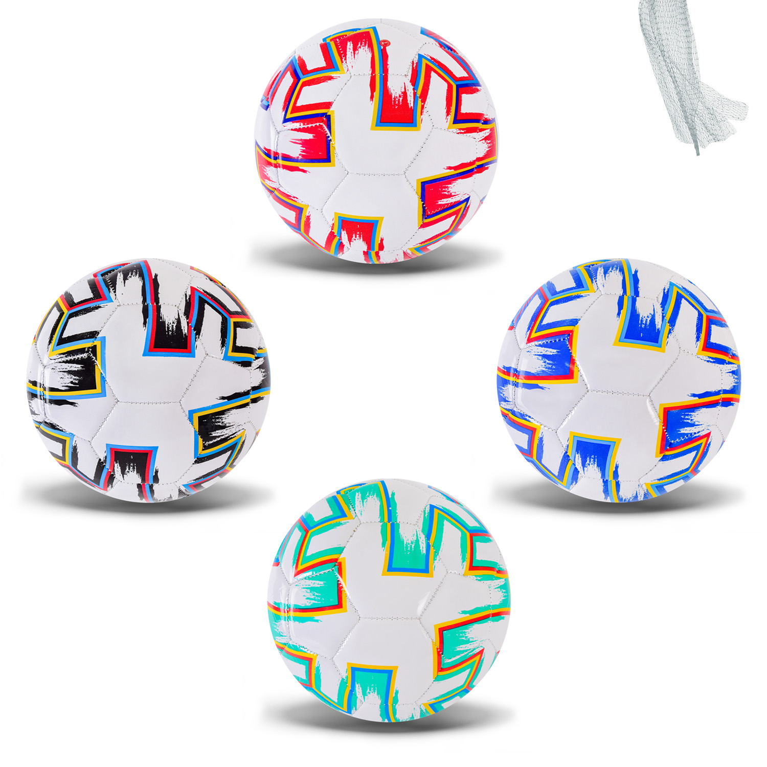 М'яч футбол арт. FB24332 (60шт) №5, EVA, 310 гр,4 мiкс