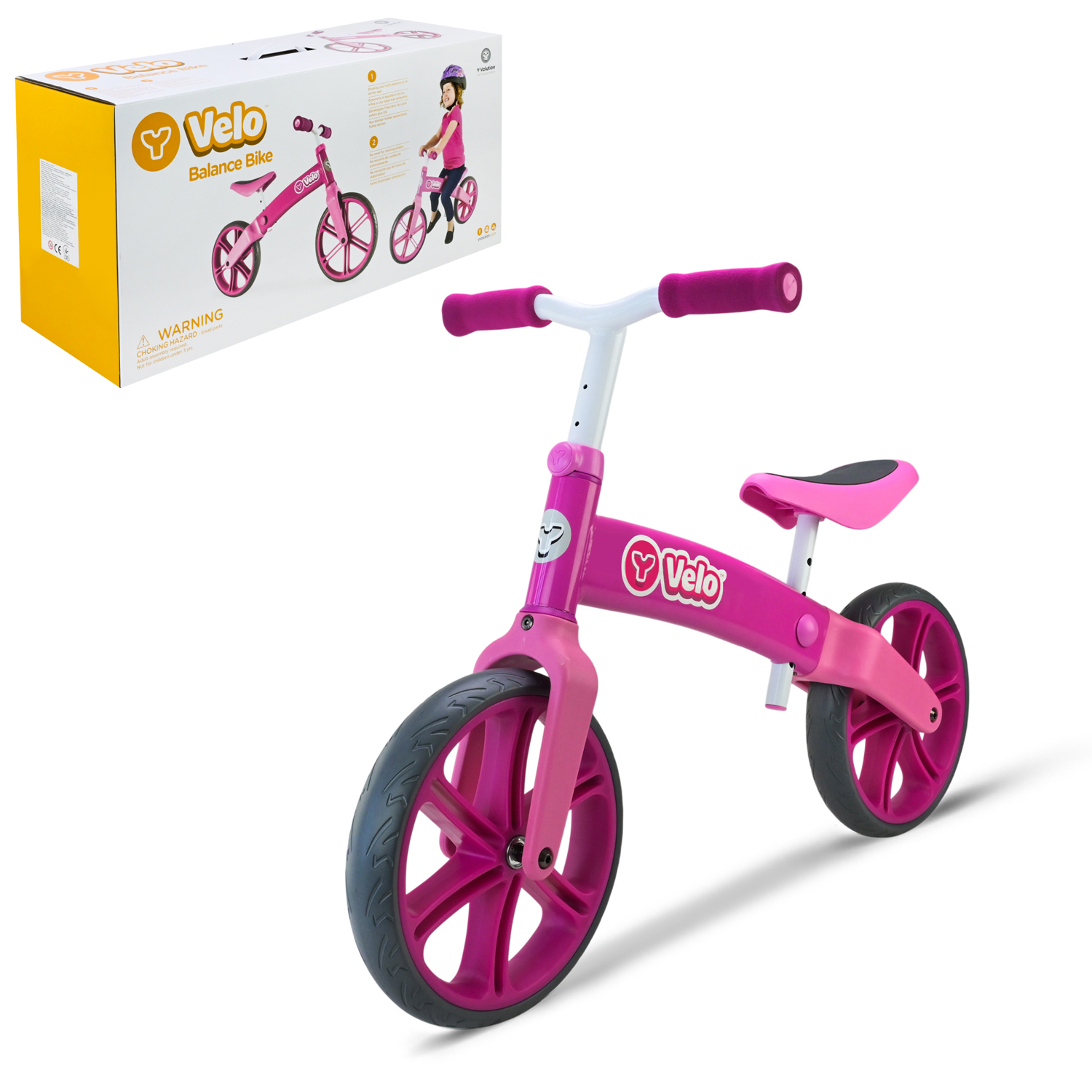 Велобіг арт. 100197 Y (2шт) Velo рожевий