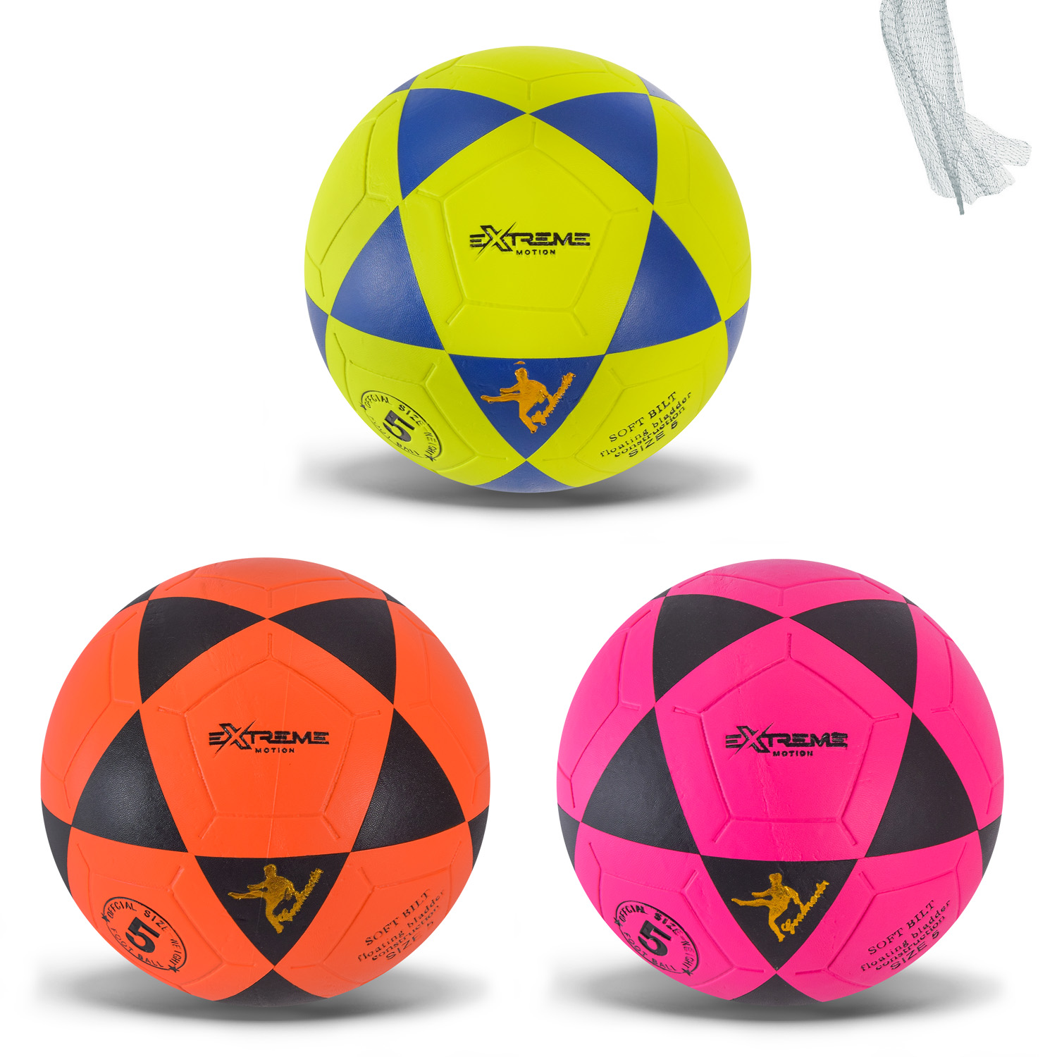 М'яч футбол арт. FB24521 (60шт) №5, PVC,390 гр,3 мiкс