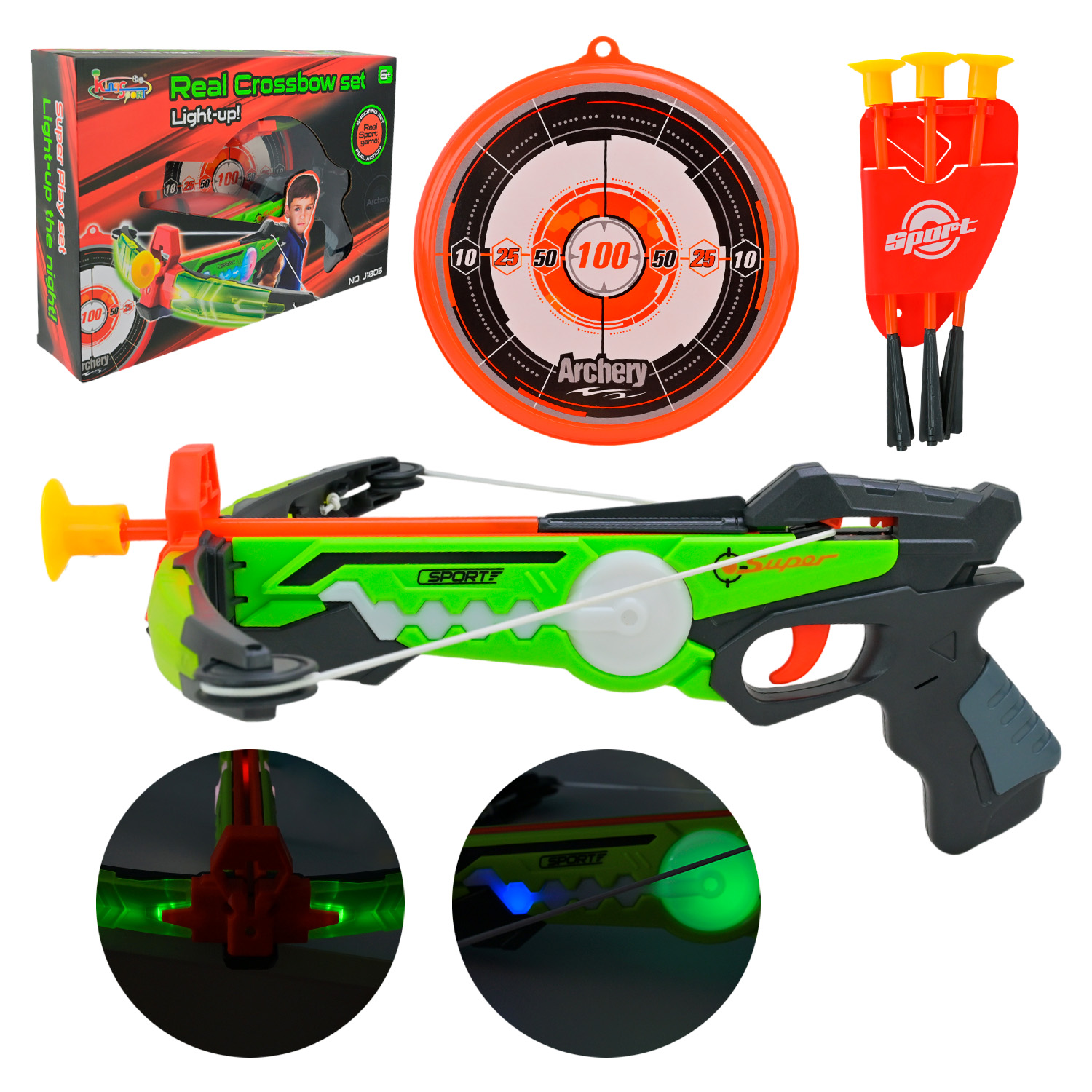 Арбалет арт. J1805 (18шт) короб. 25.4*7.5*41см