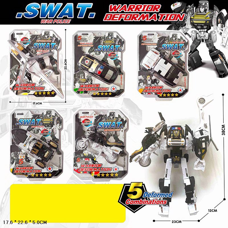 Трансформер арт. 5658-56 (96шт/2)   5видів, короб. 17,6*22,6*5см