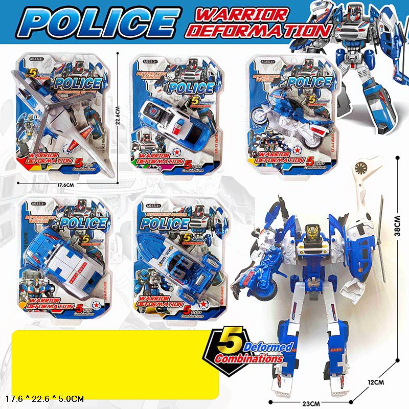 Трансформер арт. 5658-54 (96шт/2)   5видів, короб. 17,6*22,6*5см