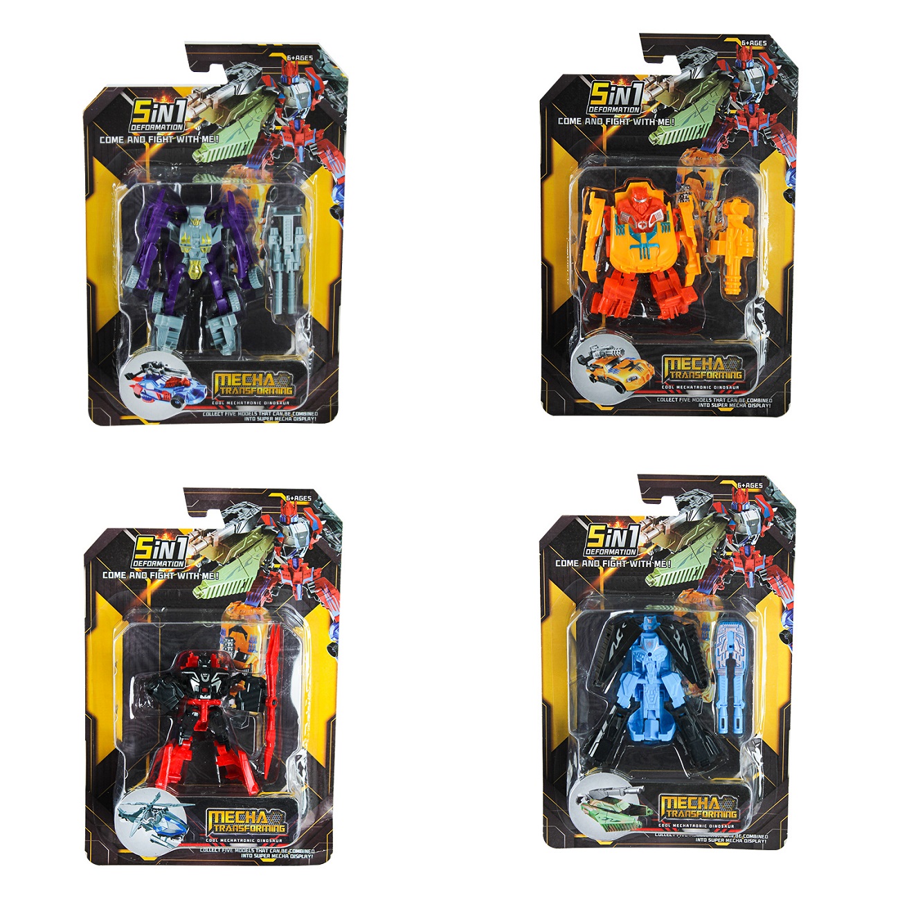 Трансформер арт. JB-156 (240шт/2)   5видів, планш. 16,5*25см