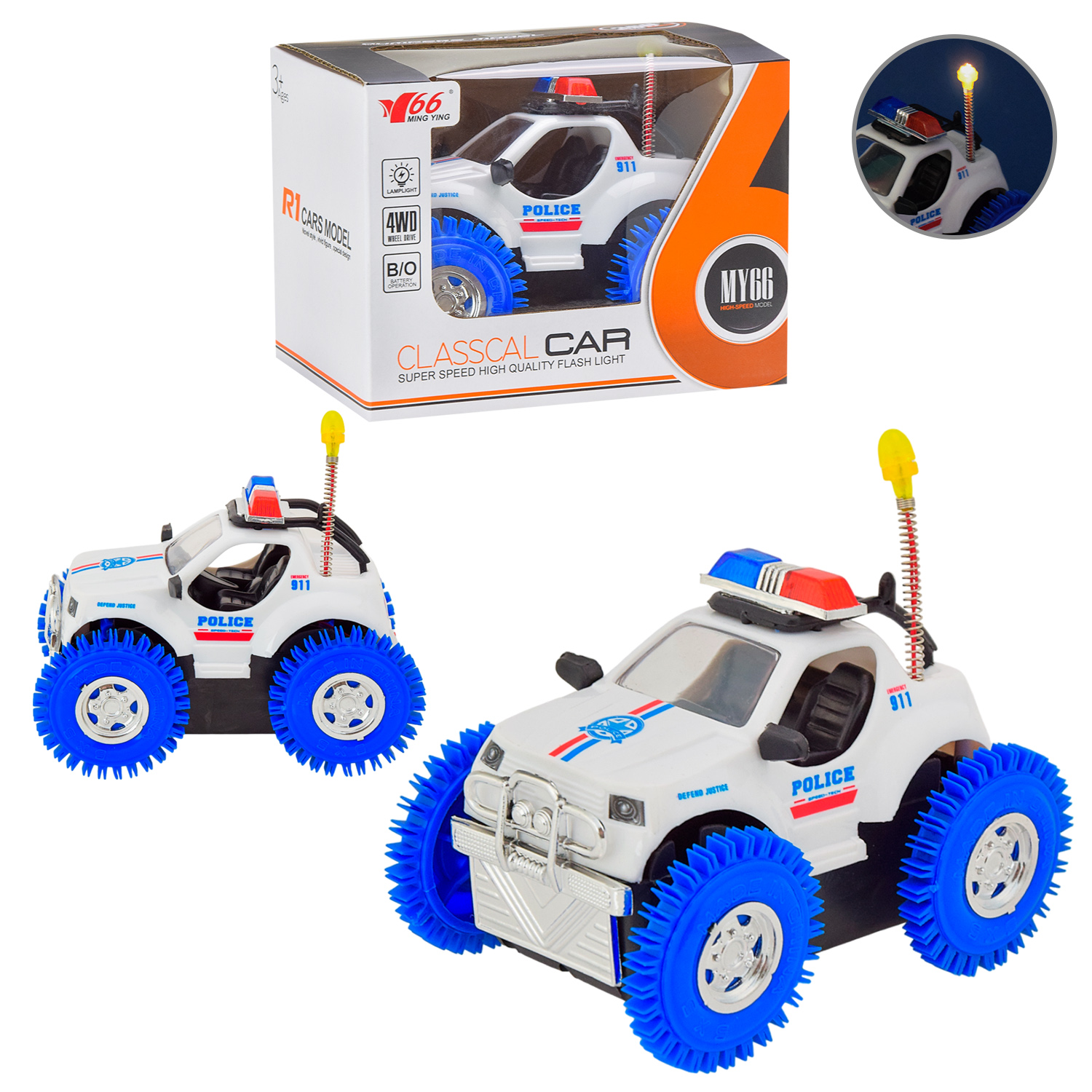 Перевертиш арт. MY66-180 (120шт/2) батар. світло, короб. 14*9,5*10см