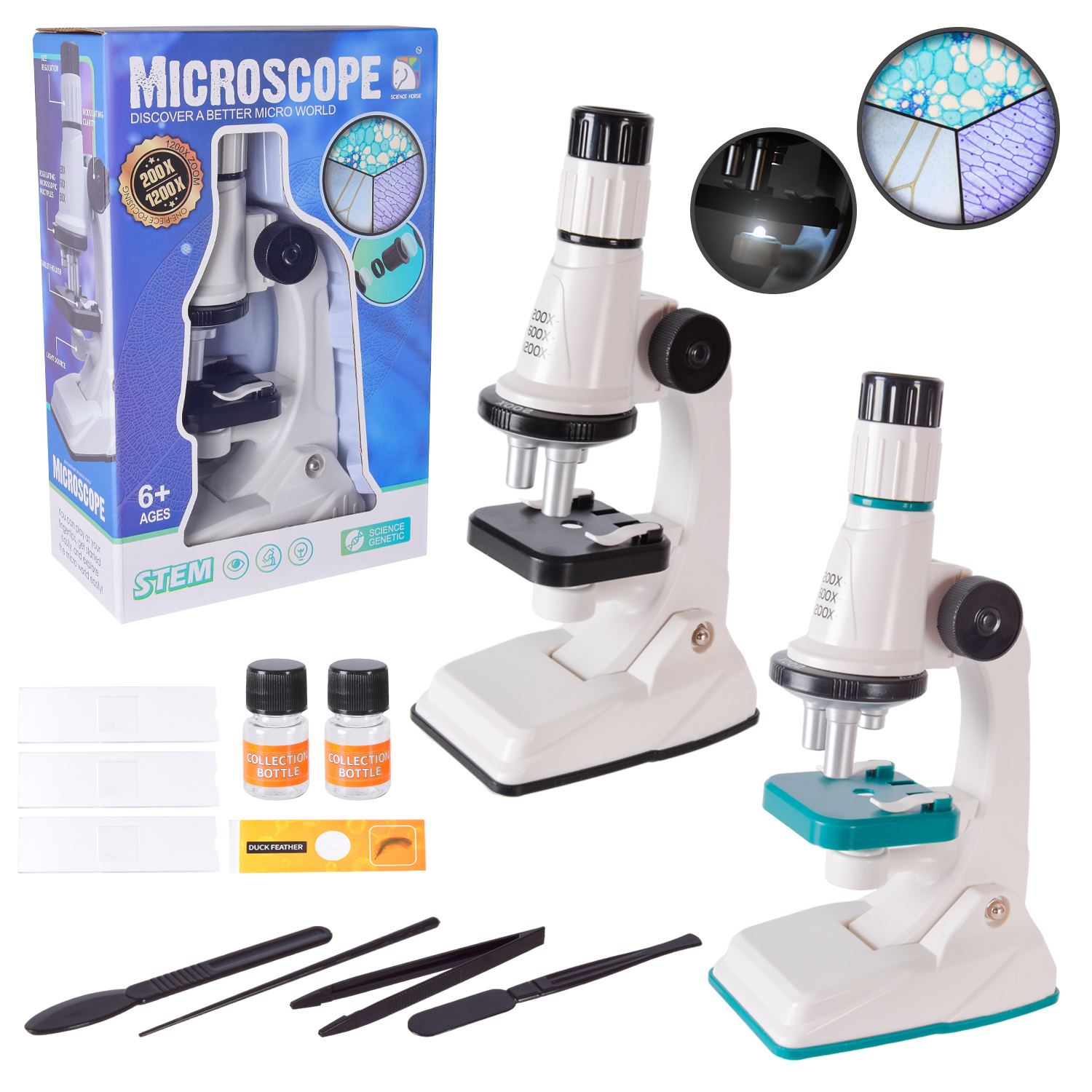 Мікроскоп арт. SD661 (48шт/2) 2кольори, короб.26*9*16,5см