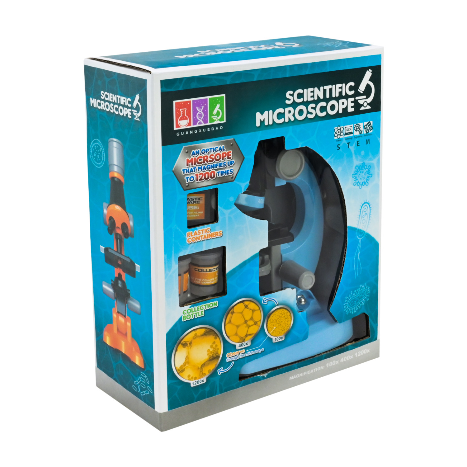 Мікроскоп арт.1013A-1 (48шт/2) короб 24*19*8,5см