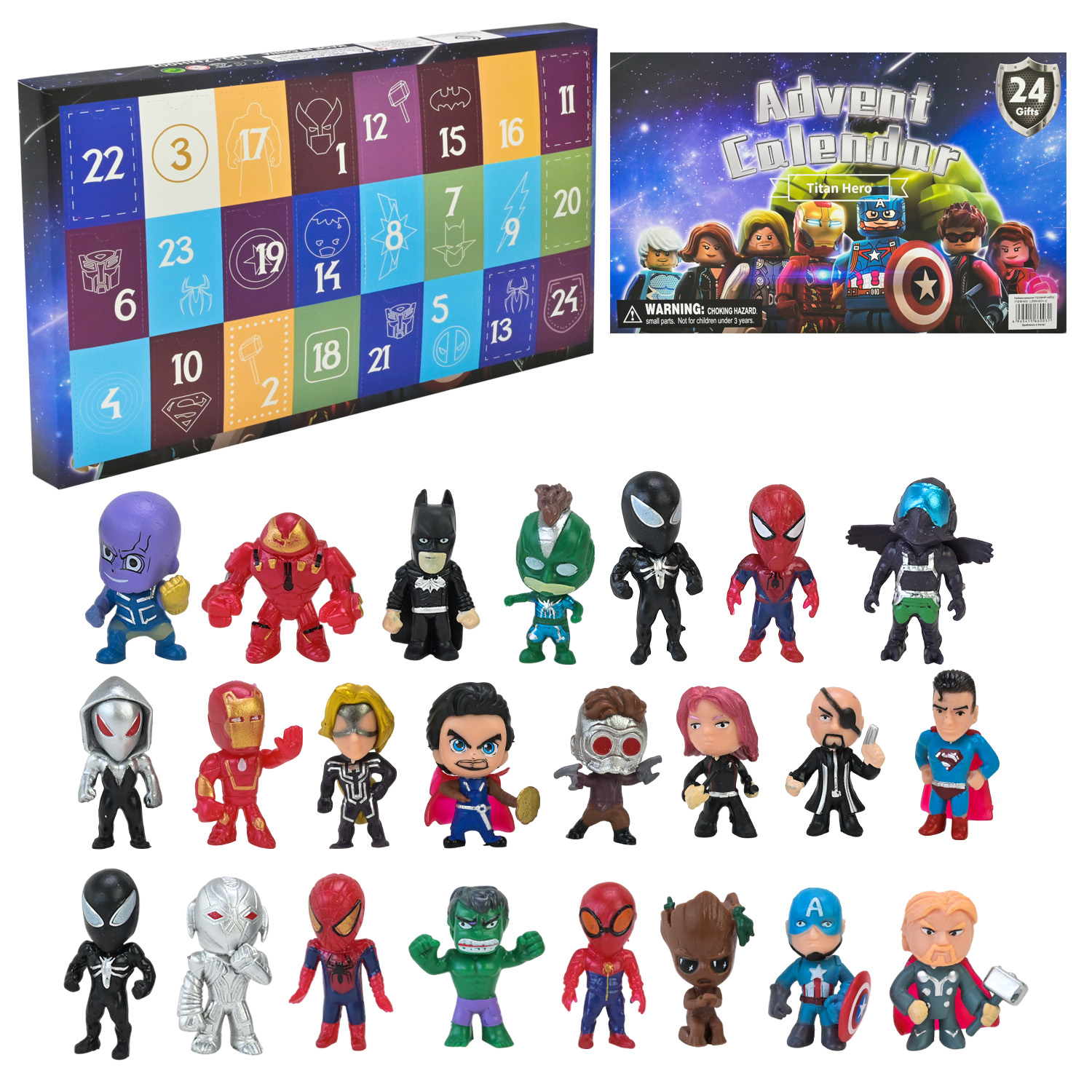 Ігровий набір арт. LZMH001-C (24шт/2) герої, набір сюрпризів короб. 37,5*23*3,1см