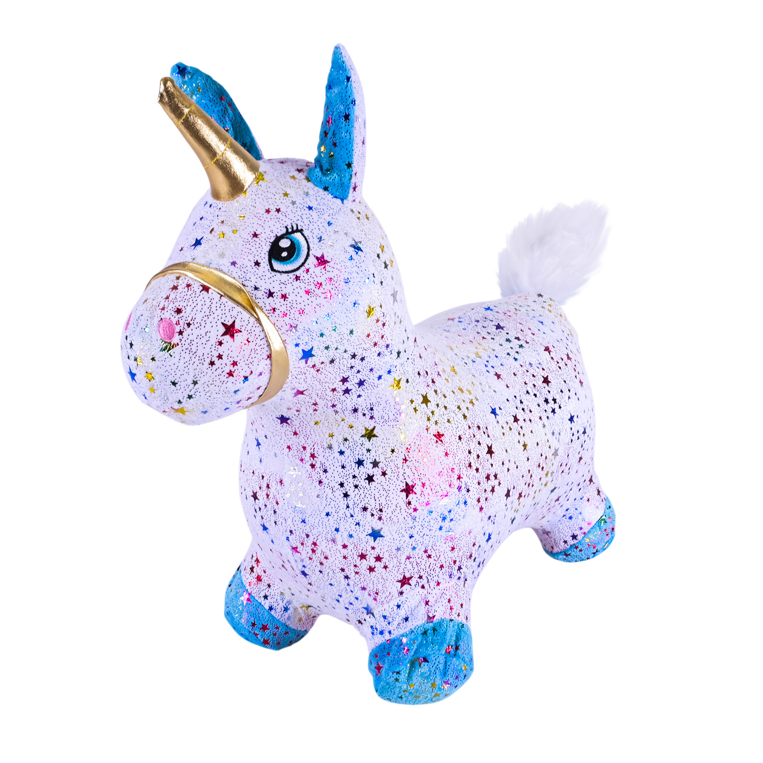 Стрибун гумовий арт. RB2524 (30шт) Єдиноріг 1400 гр