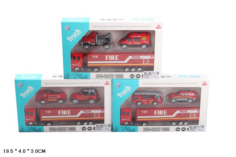 Набір машин мет. арт. HY523-2 (120шт/2) 3 види короб. 19,5*14*3см