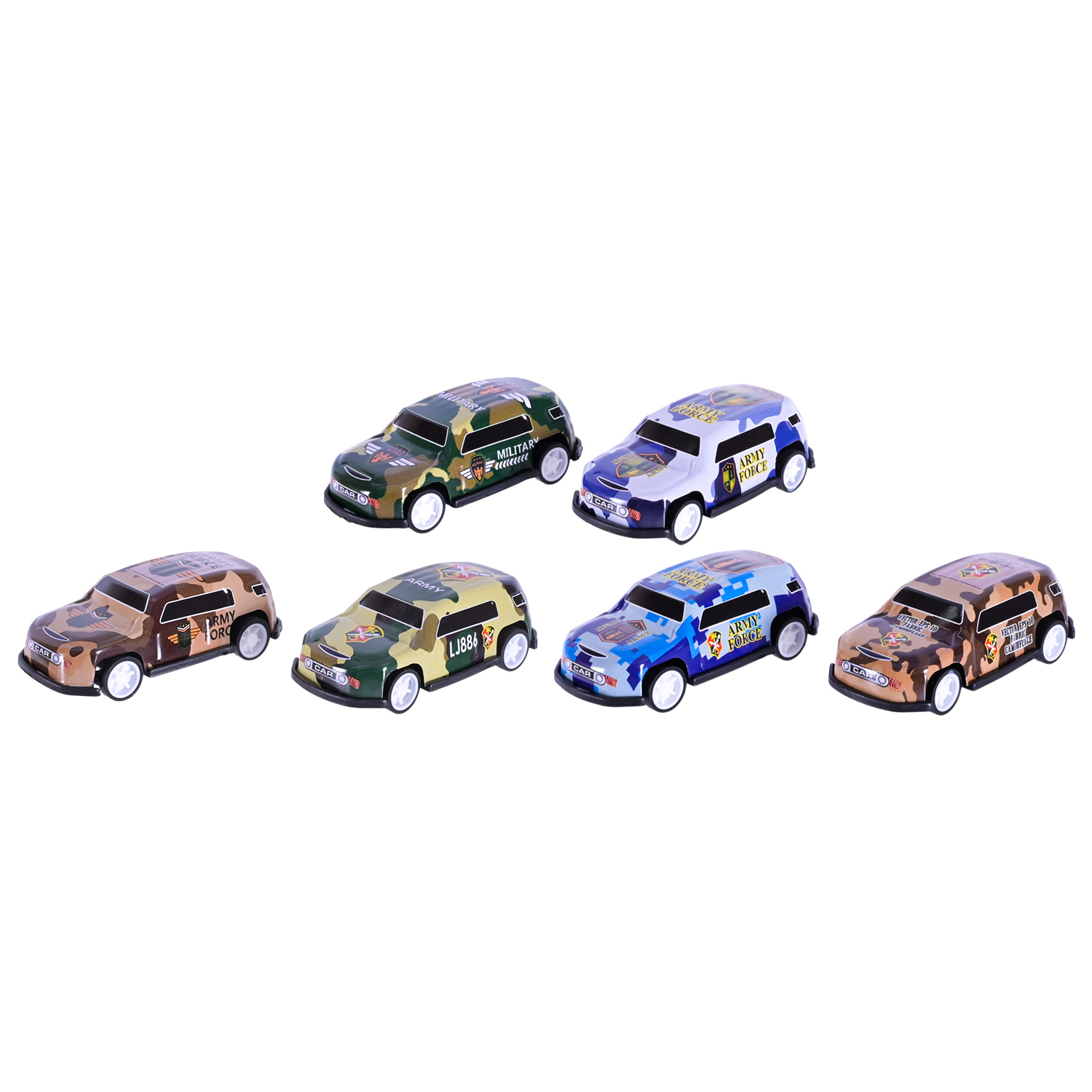 Набір машин мет.-пласт. арт. 5206A-1/7/8/9 (216шт/2) 4 види короб. 30,8*9,7*4см