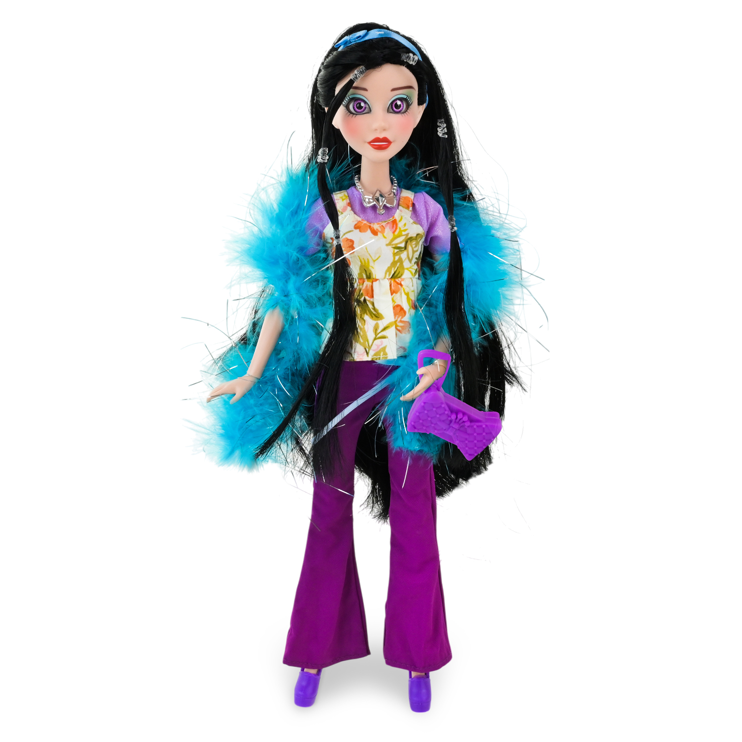 Лялька Emily Grace арт. KH24/005 (12шт) в стильному вбранні, у стилі 60 років, аксес, короб. 16,4*37,5*5,2 см