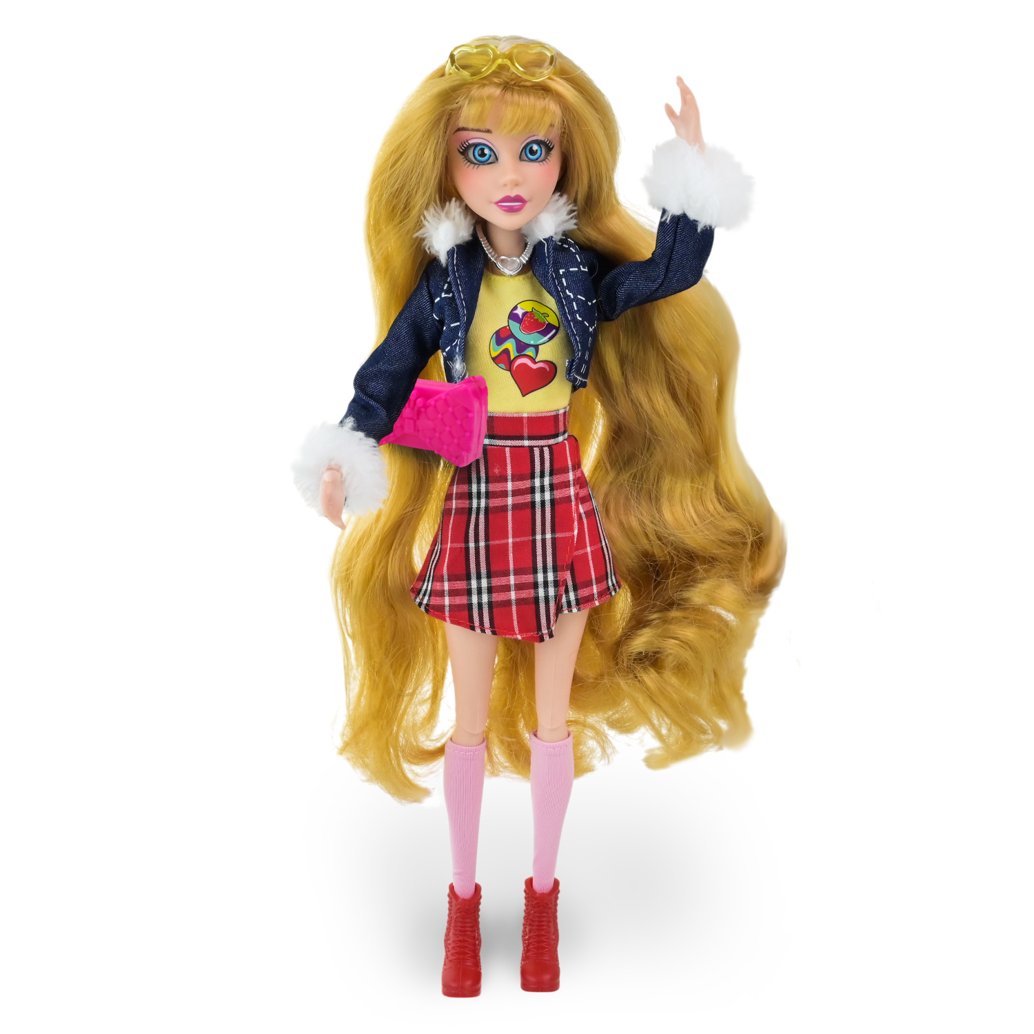 Лялька Emily Grace арт. KH24/006 (12шт) в стильному вбранні, кежуал стиль, аксес короб. 16,4*37,5*5,2 см