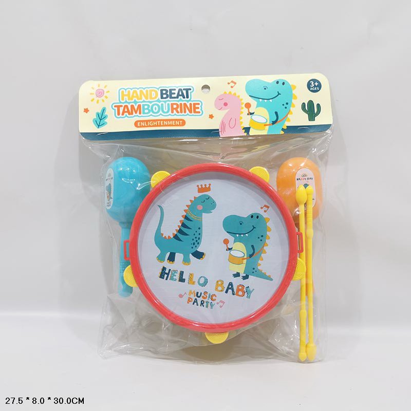 Музичні інструменти. арт. 8838-13 (96шт/2) барабан, маракаси,  пакет 27,5*8*30см