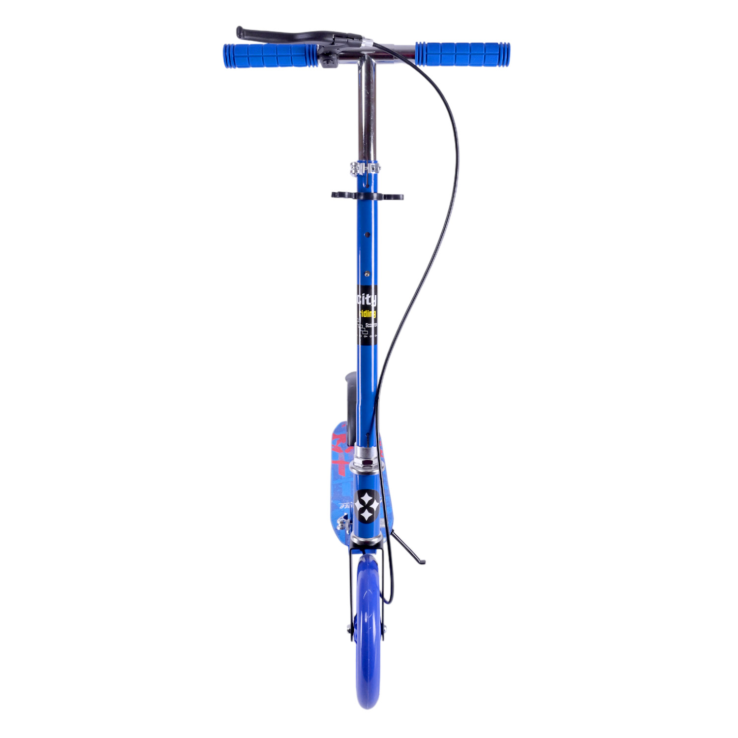 Самокат міський 2-х коліс. арт. SK2521 (4шт) сталевий,колеса 200 мм,гальмо, 4 кольори, короб. 79*13*26 см