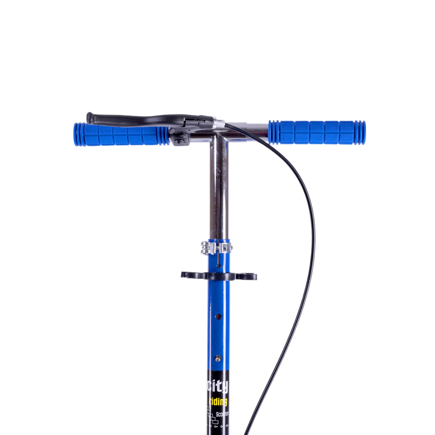 Самокат міський 2-х коліс. арт. SK2521 (4шт) сталевий,колеса 200 мм,гальмо, 4 кольори, короб. 79*13*26 см