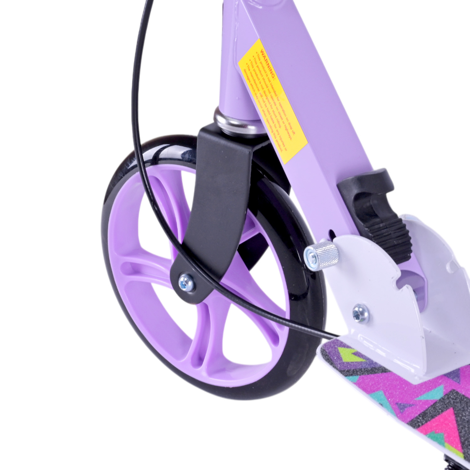 Самокат міський 2-х коліс. арт. SK2522 (4шт) сталевий,колеса 200 мм,гальмо, 4 кольори, короб. 79*13*26 см