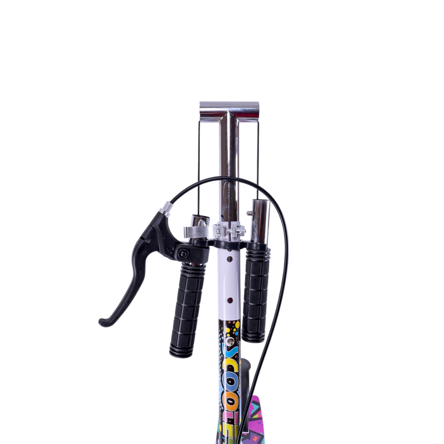 Самокат міський 2-х коліс. арт. SK2522 (4шт) сталевий,колеса 200 мм,гальмо, 4 кольори, короб. 79*13*26 см