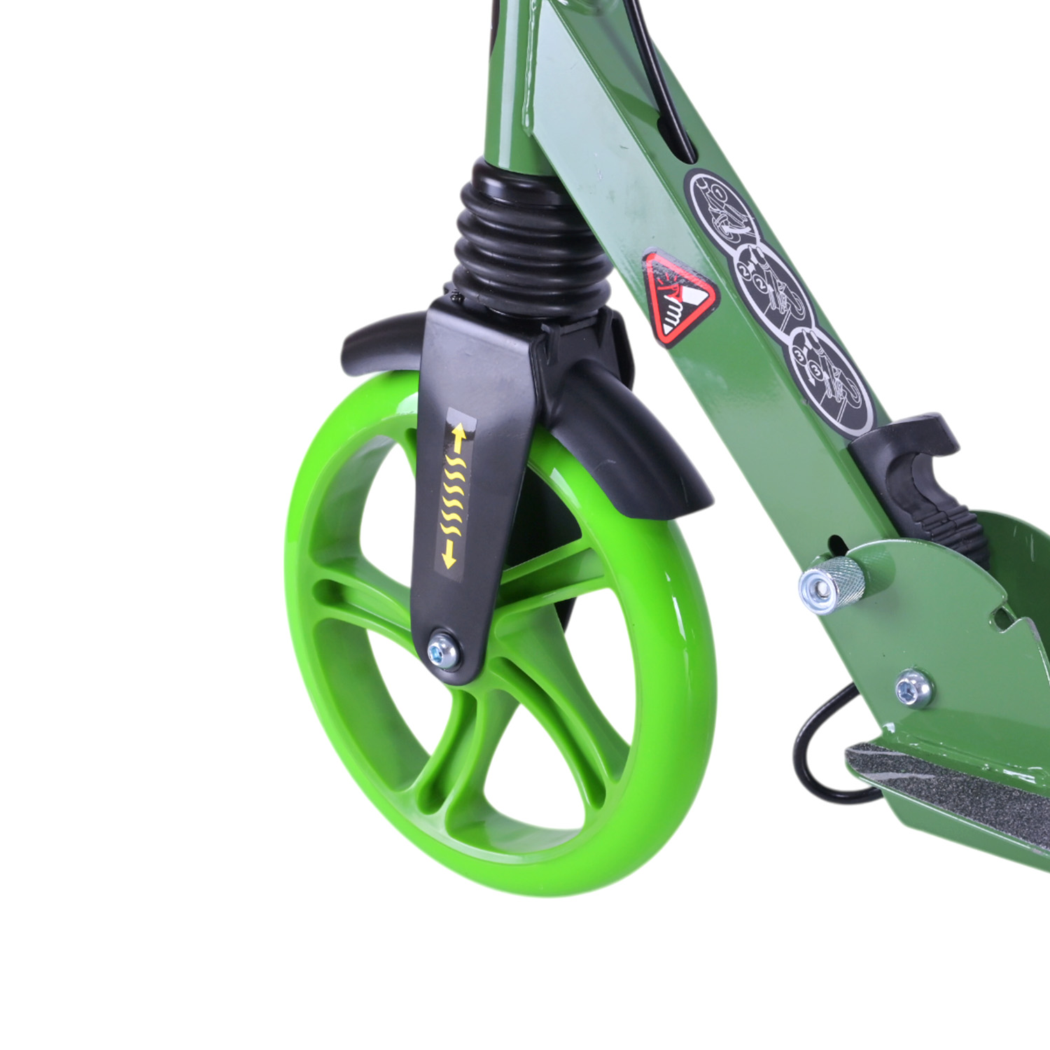 Самокат міський 2-х коліс. арт. SK2523 (4шт) сталевий,колеса 200 мм,гальмо, 4 кольори, короб. 86*13*30 см