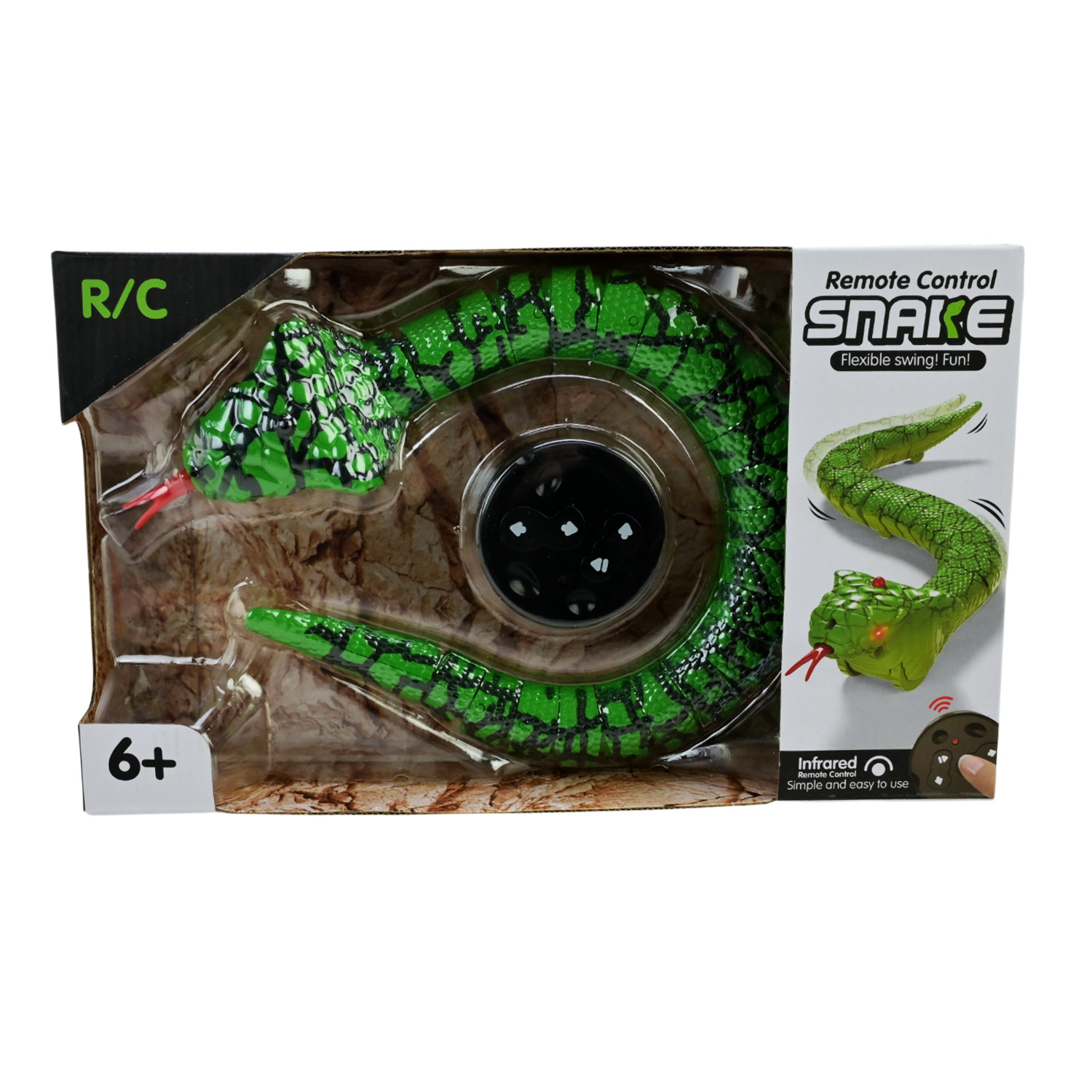 Тварина інтеракт. змія арт. 218B-6B/7A/7B (72шт) на р/к, 3 види мікс, короб.15,2*6,2*25,5см.