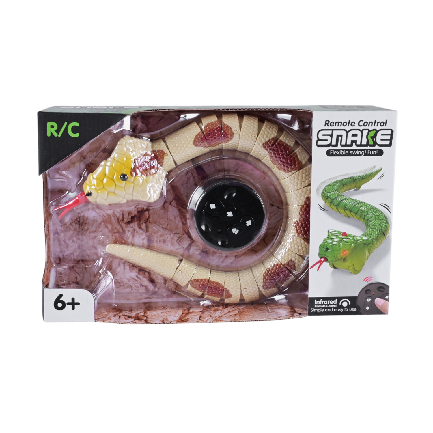 Тварина інтеракт. змія арт. 218B-6B/7A/7B (72шт) на р/к, 3 види мікс, короб.15,2*6,2*25,5см.