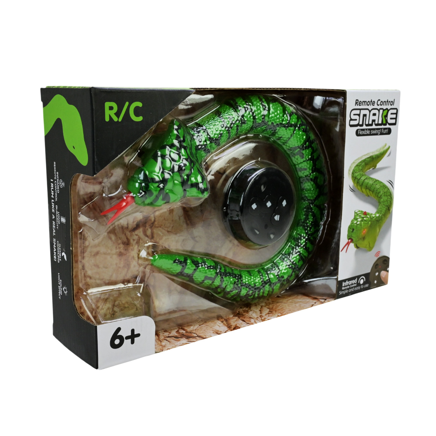 Тварина інтеракт. змія арт. 218B-6B/7A/7B (72шт) на р/к, 3 види мікс, короб.15,2*6,2*25,5см.