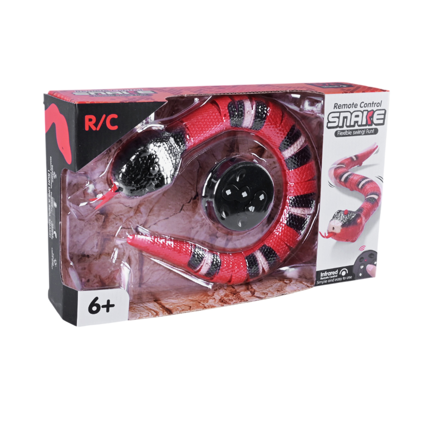 Тварина інтеракт. змія арт. 218B-6B/7A/7B (72шт) на р/к, 3 види мікс, короб.15,2*6,2*25,5см.