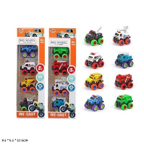 Машини набір арт. JM52243 (96шт/2)2вида, 4машини набор, короб. 9,8*5,5*32,5см