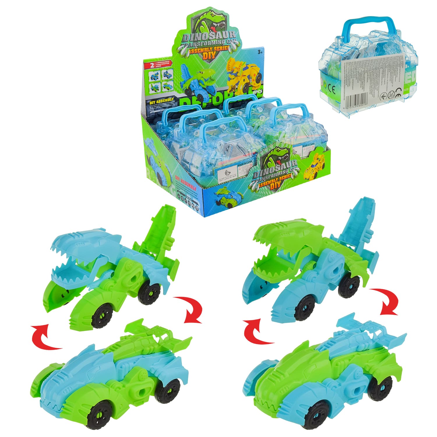 Трансформер арт. XF259-14 (30шт) валіза 12*6*12см, 6шт/дисп.боксі, дисп.бокс 24,5*19*11,5см,цiна за бокс