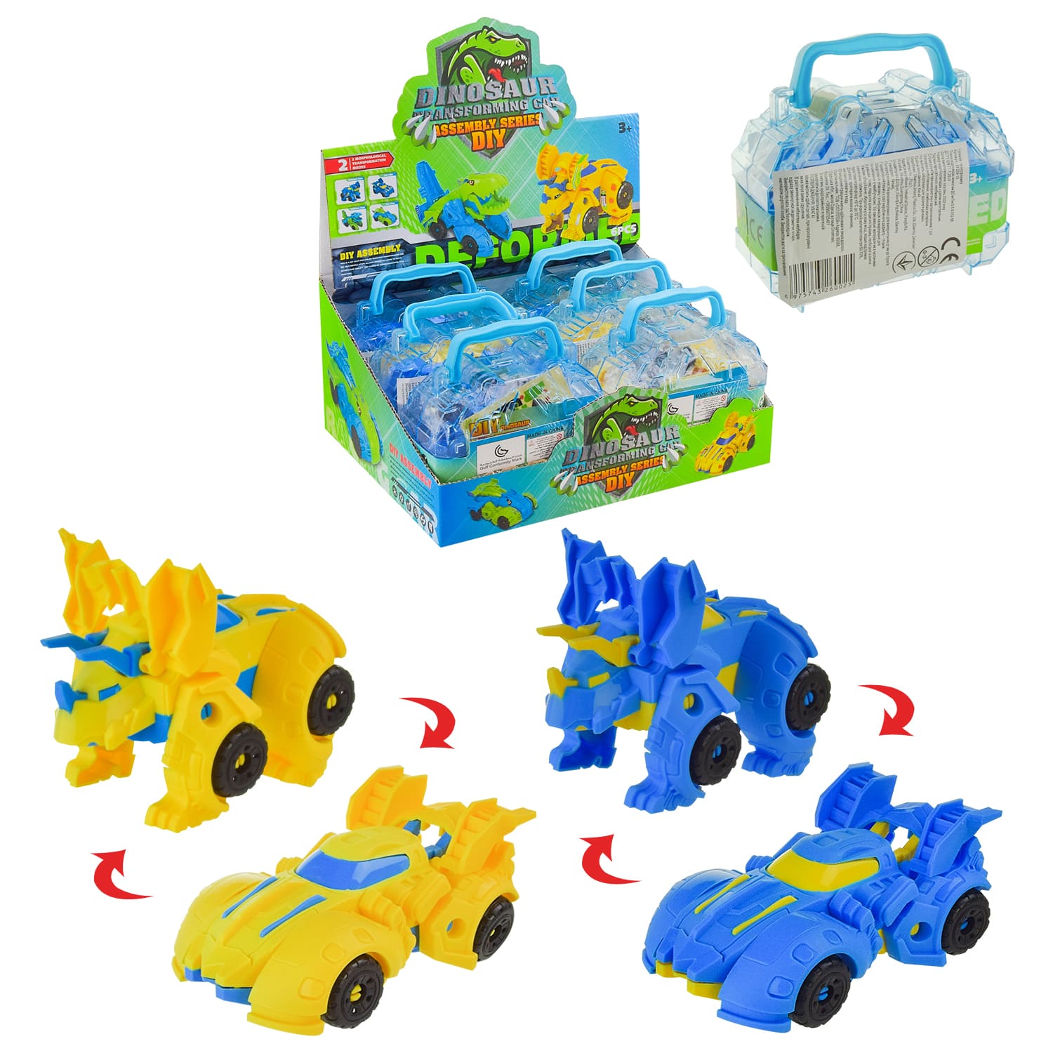 Трансформер арт. XF259-15 (30шт) валіза 12*6*12см, 6шт/дисп.боксі, дисп.бокс 24,5*19*11,5см,цiна за бокс