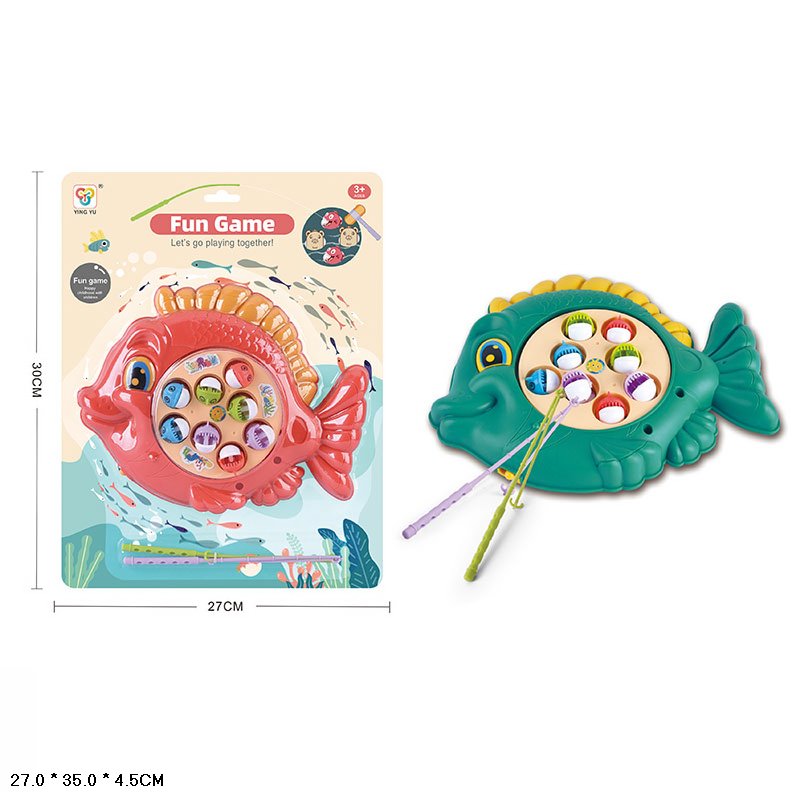 Рибалка на батар. арт. 878 (72шт/2) 2 кольори мікс, планшет 30*27*4,5см