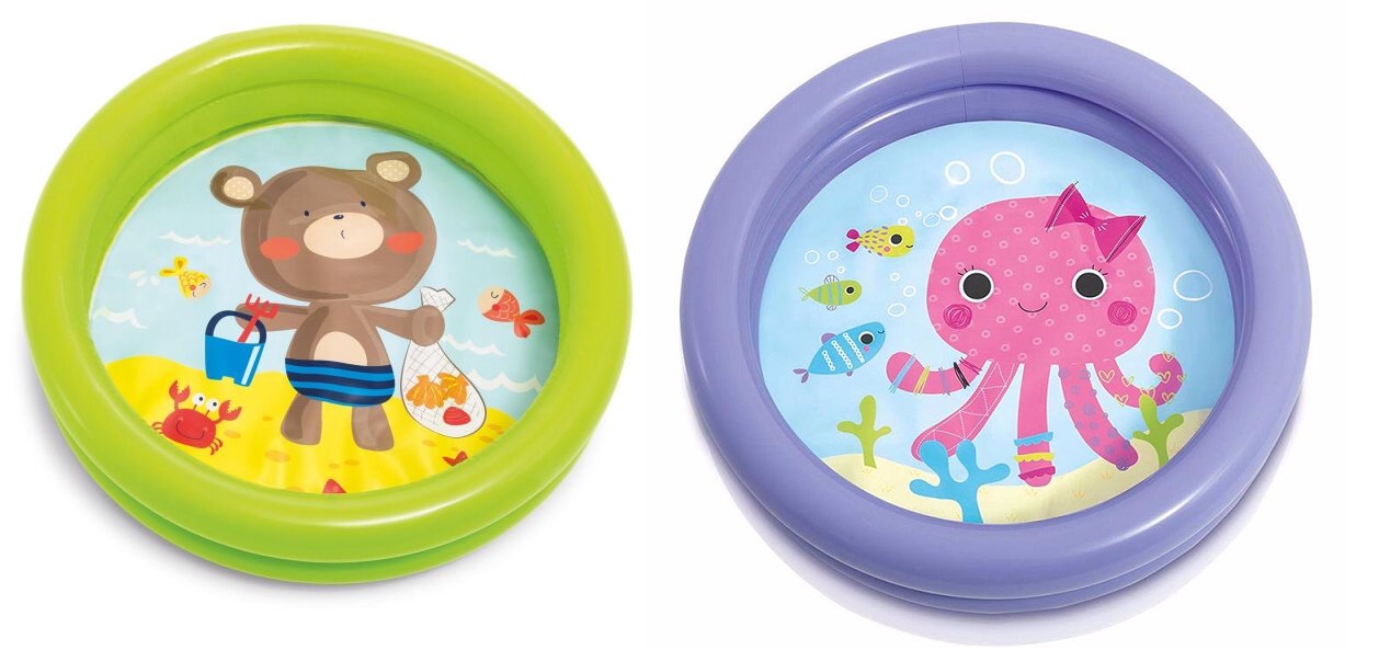 Басейн надувн. 59409 (36шт) 2 секц (1-3лет) рем комплект, 61*15см